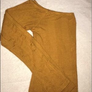 off the shoulder orange top